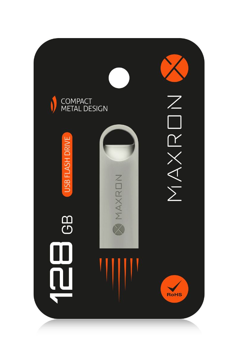 Powerway 128 GB Maxron USB Bellek Siyah